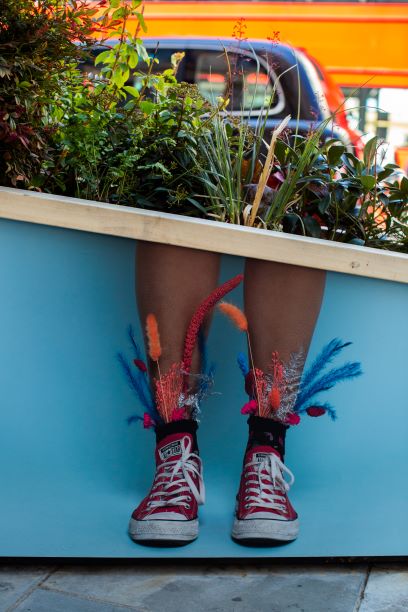 Photo of planter on Regent Street