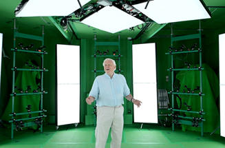 Image of Sir David Attenborough at The Green Planet